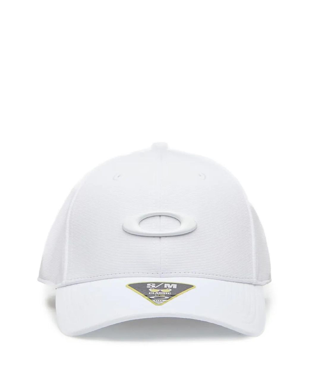 Oakley White Tincan Logo-Plaque Cap