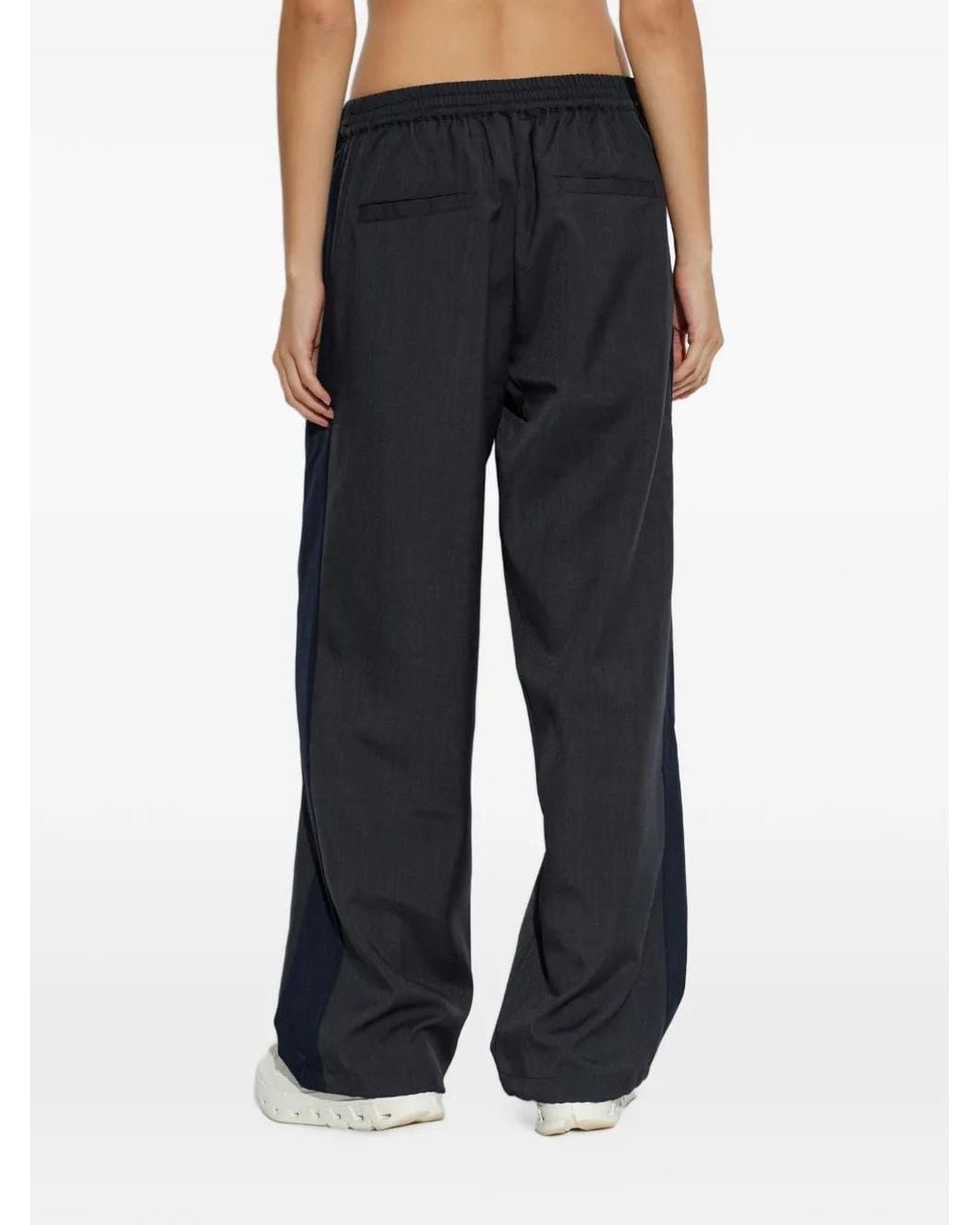 Rethinkit Studios Blue The Sporty Drawstring-Waist Straight-Leg Trousers