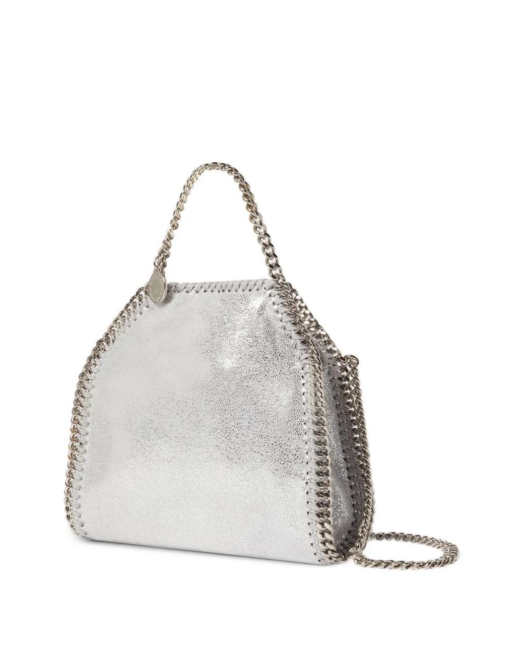 Stella McCartney White Mini Falabella Tote Bag