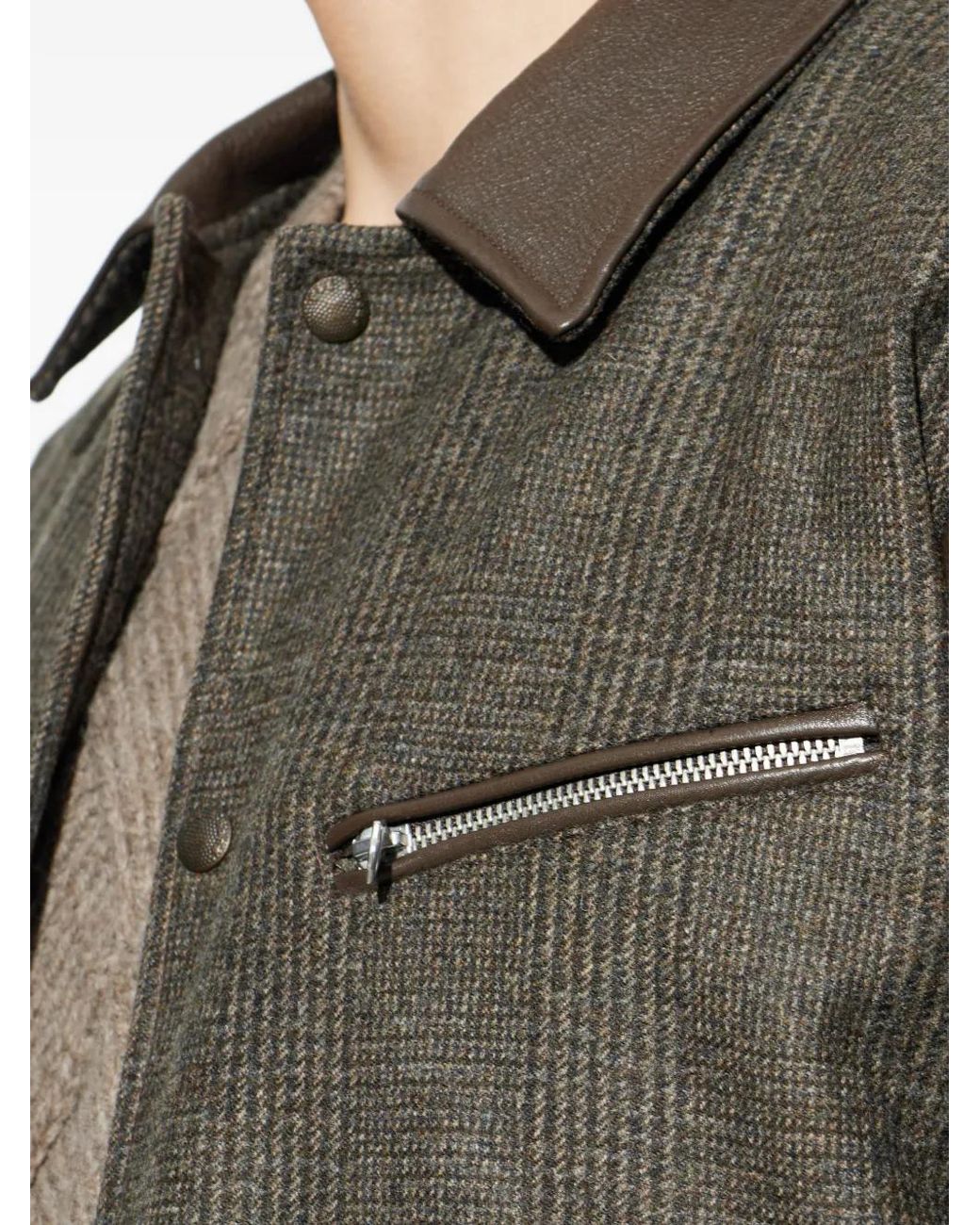 Rag & Bone Green Checked Jacket for men