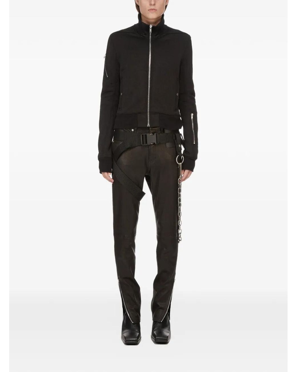 Rick Owens Black Temple Belt