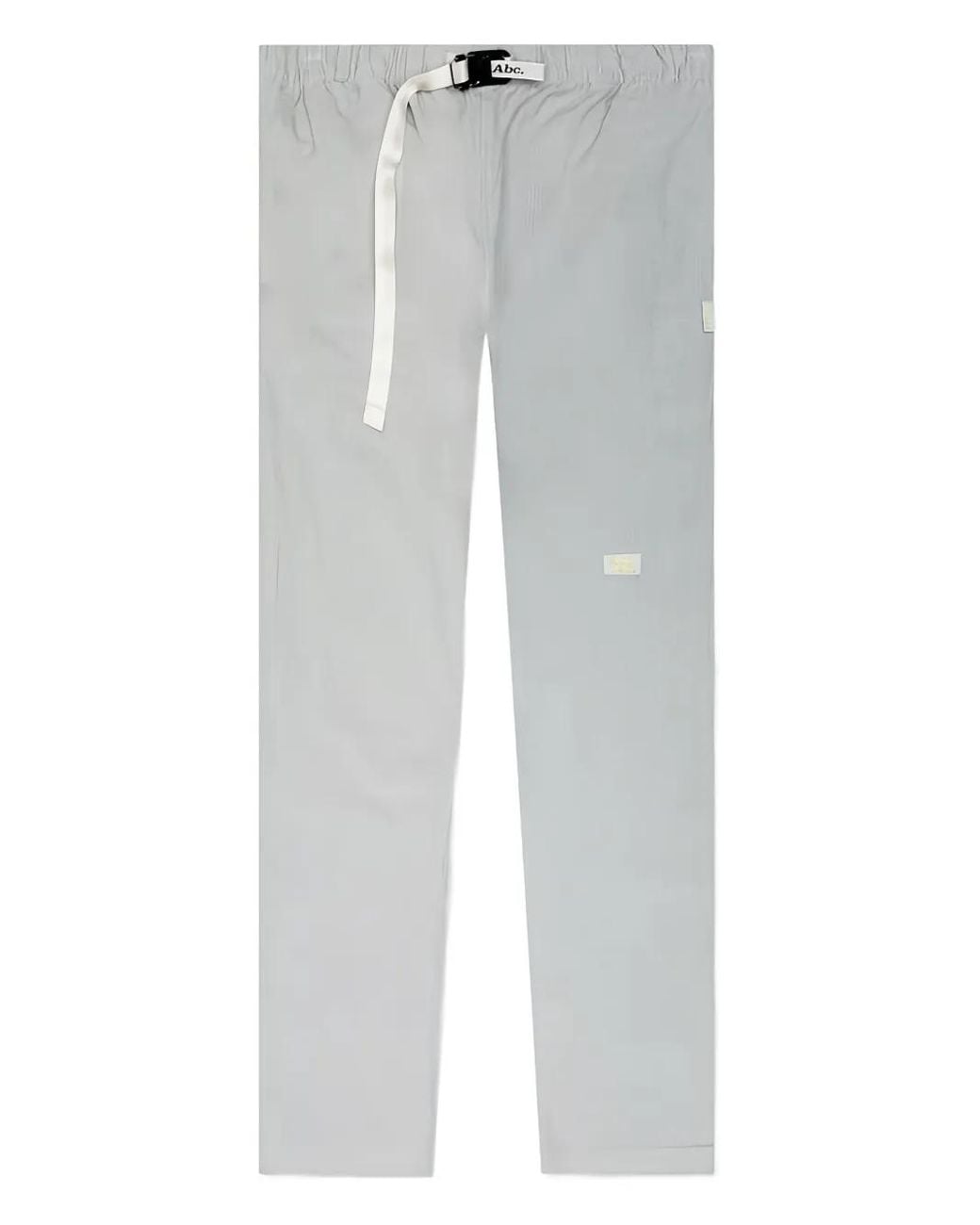 Advisory Board Crystals Gray Corduroy Buckled Trousers for men