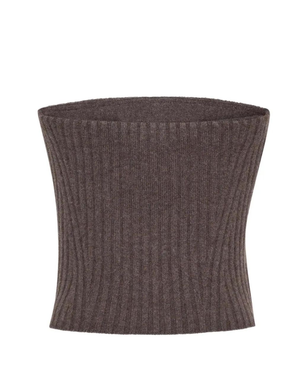 Cara Cara Brown Rhea Ribbed-Knit Tube Top