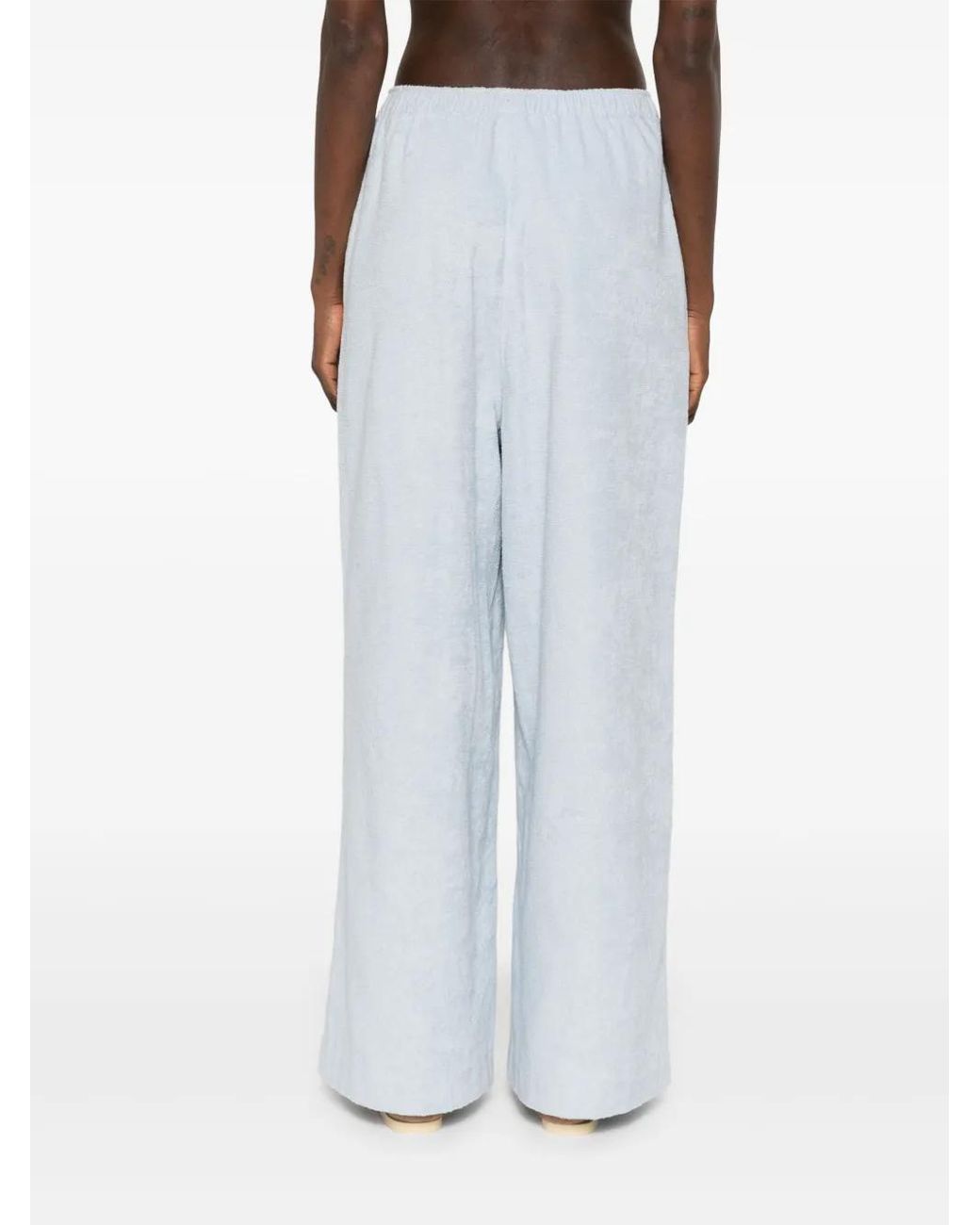 A.M.G White Cotton Trousers