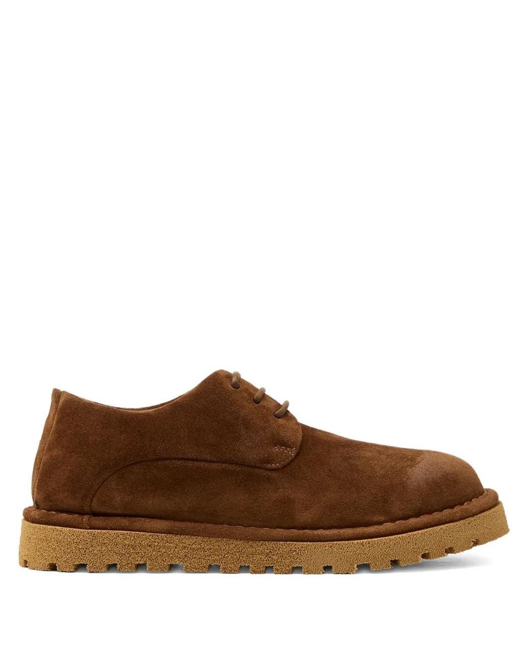 Marsèll Brown Lace-Up Derby Shoes