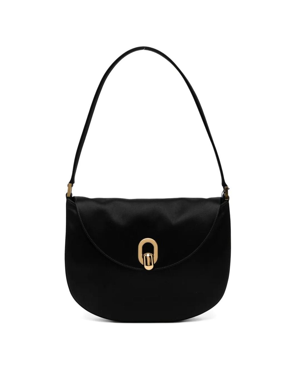 SAVETTE Black Kleine Tonbo Schultertasche