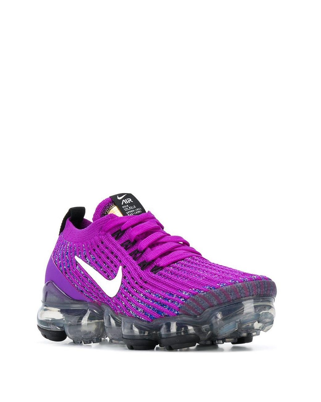 Nike Rubber Air Vapormax Flyknit 3 in Vivid Purple/White (Purple) | Lyst
