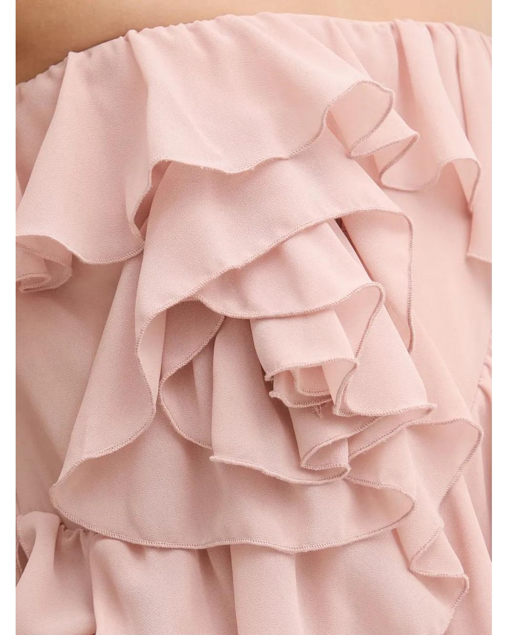 Aniye By Pink Teodora Ruffled Off-Shoulder Mini Dress