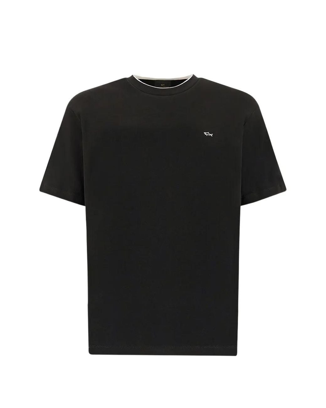 Paul & Shark Black Logo T-Shirt for men