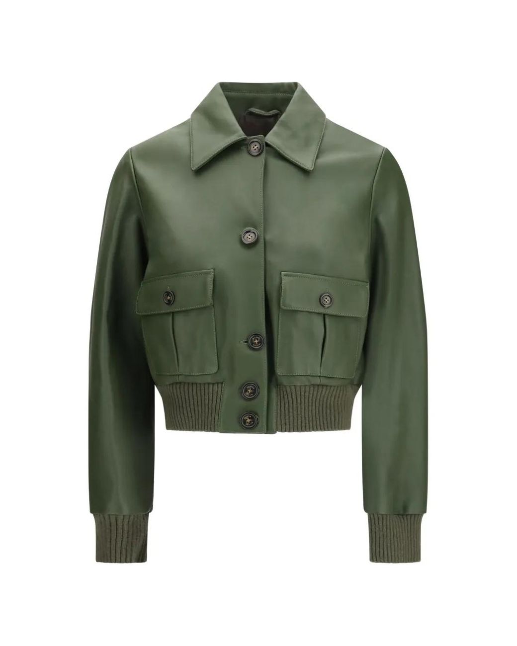 Valstar Green Ino Leather Jacket