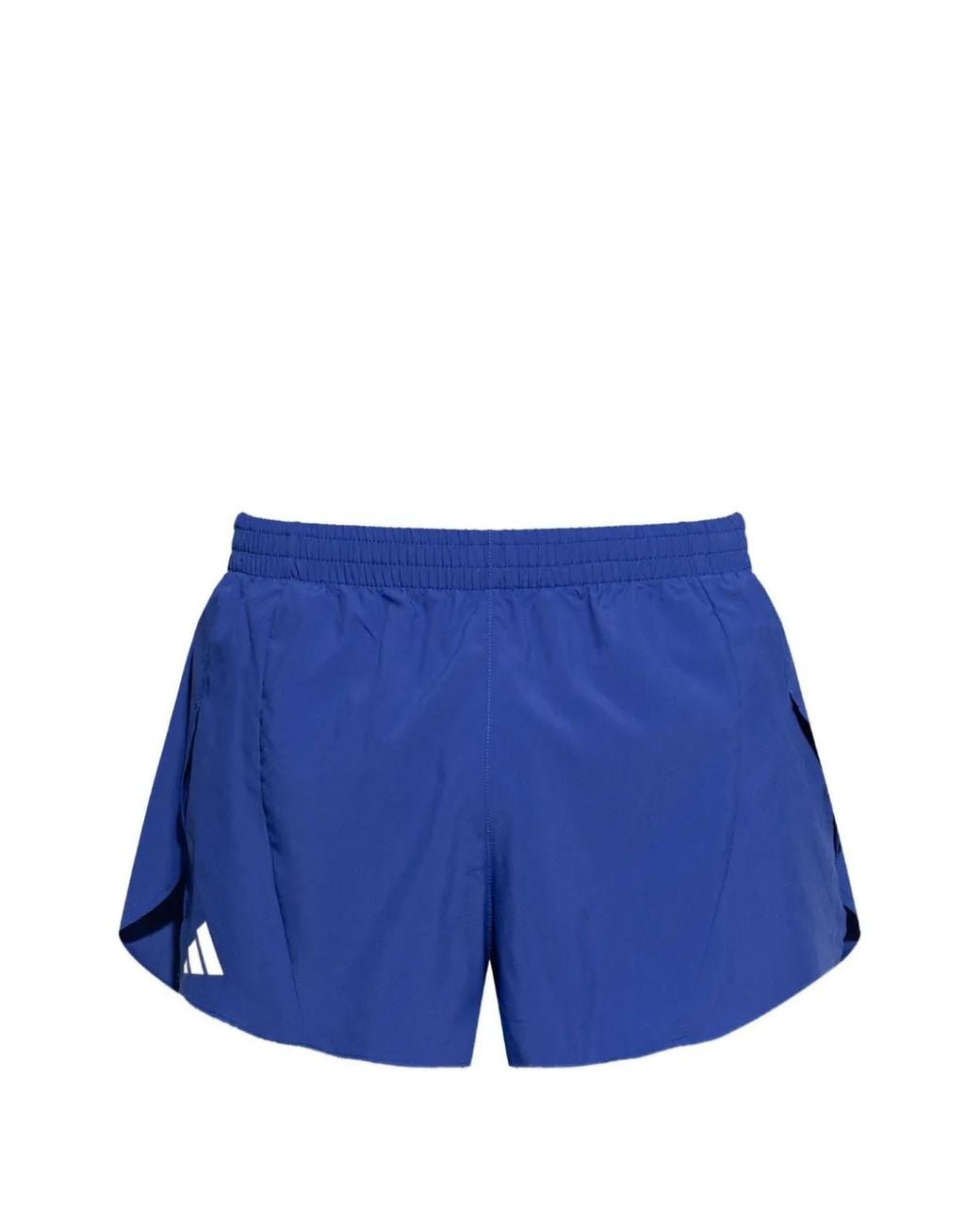 adidas Logo-Print Running Shorts in Blue for Men | Lyst UK
