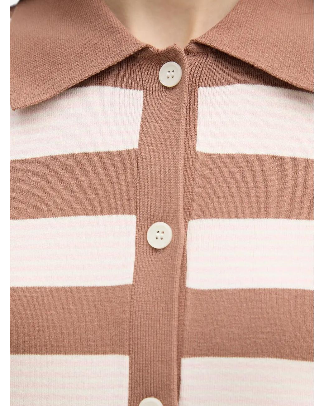 Joop! Natural Kasha Striped Shirt