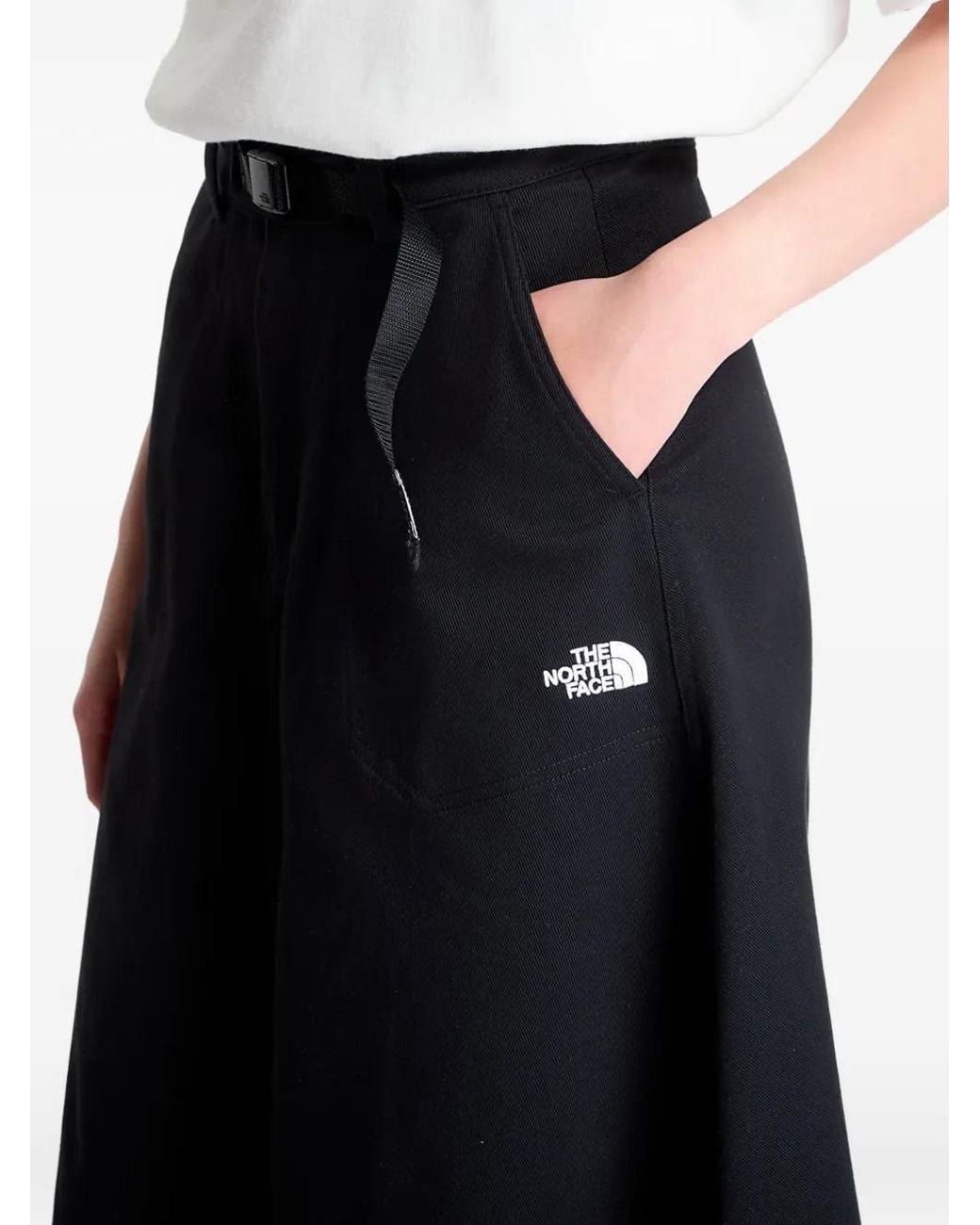 The North Face Black Belted A-Line Mid Skirt