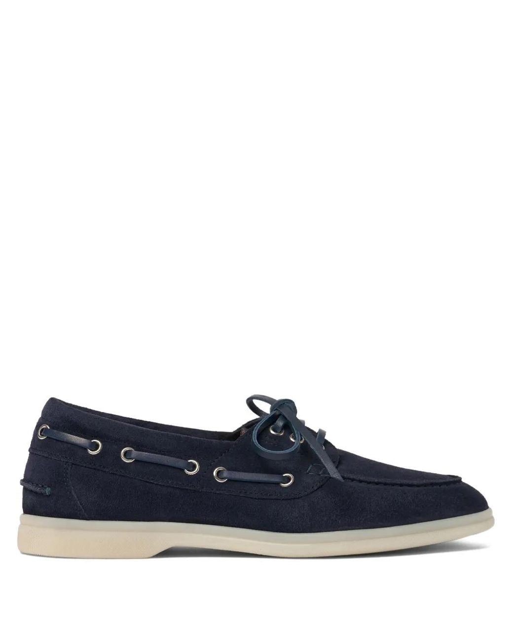 Scarosso Blue Lia Boat Shoes