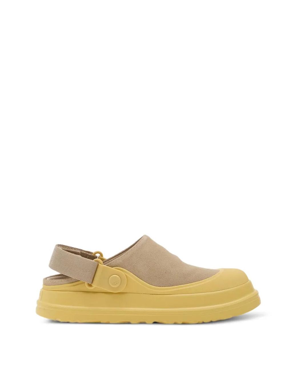 Ugg Natural Goldenglow Suede Clogs