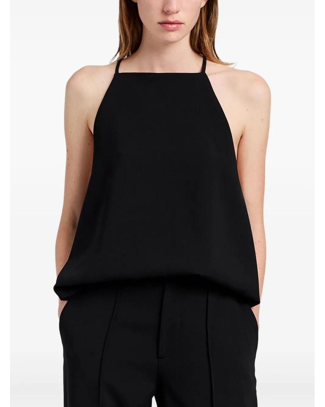 Proenza Schouler Black Ensley Top