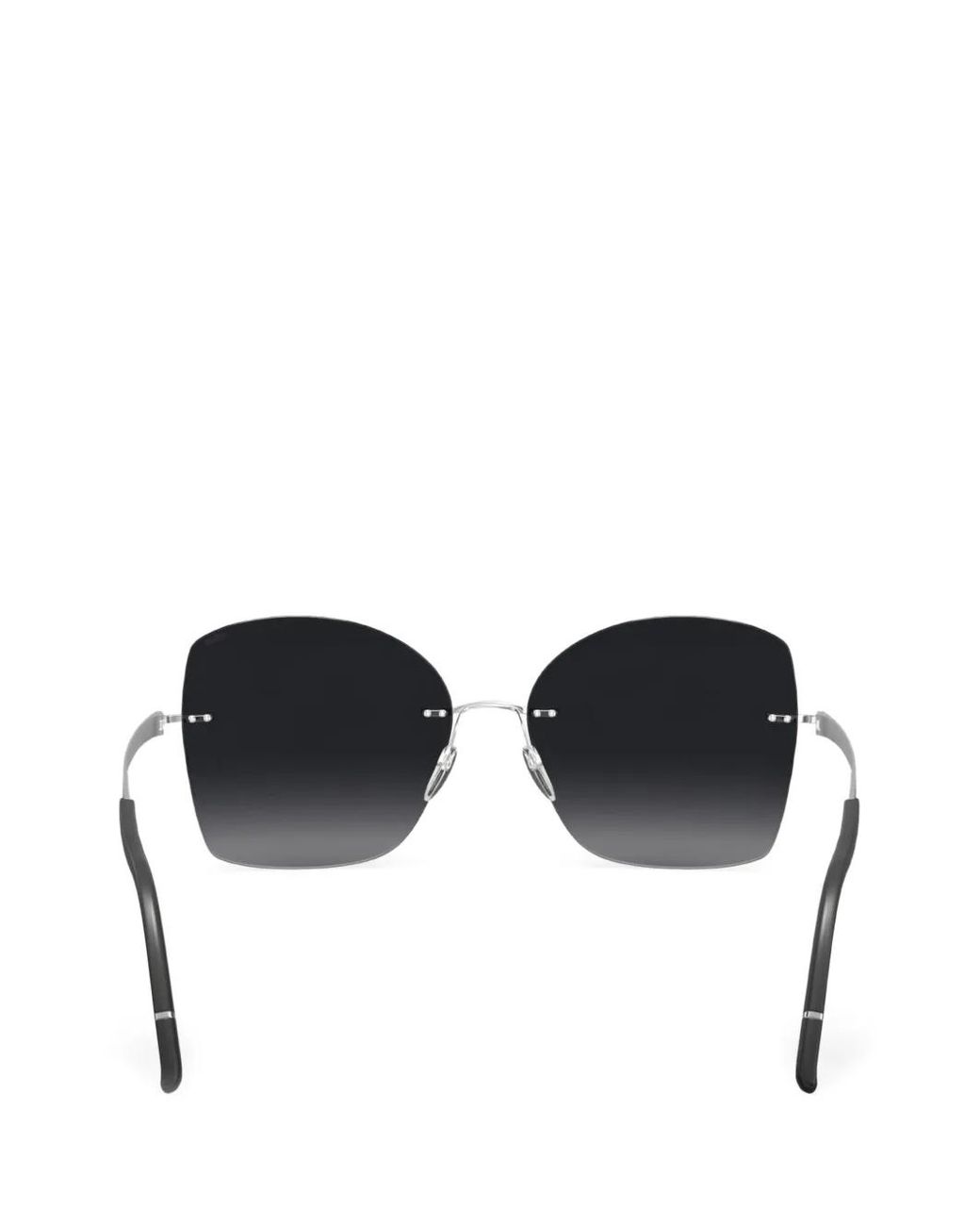 Silhouette Black Lunettes De Soleil À Monture Oversize