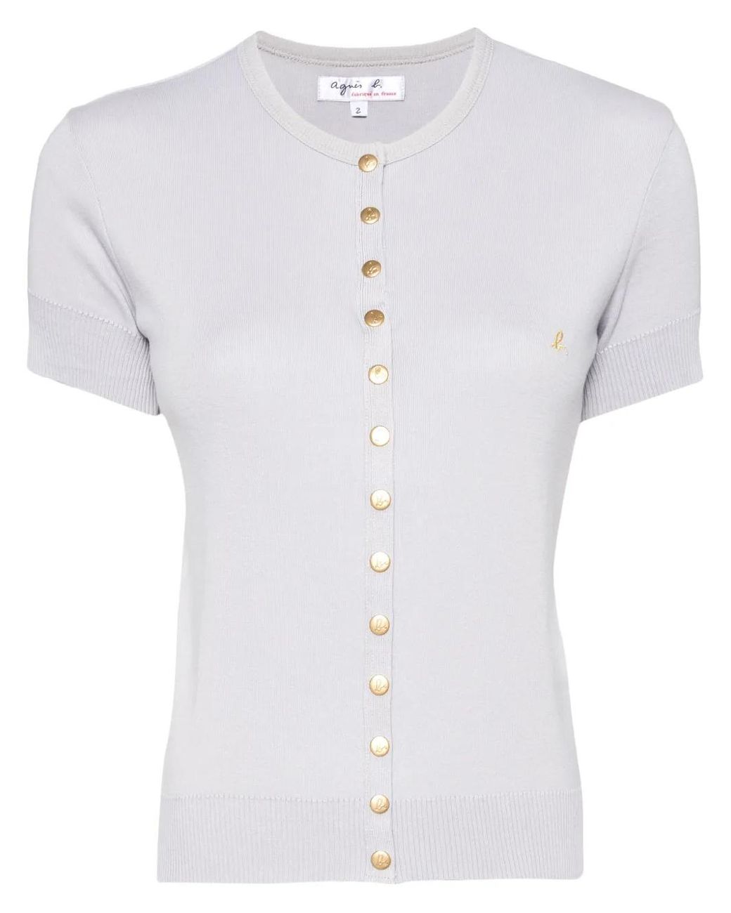 Agnes B. White Swing Cardigan