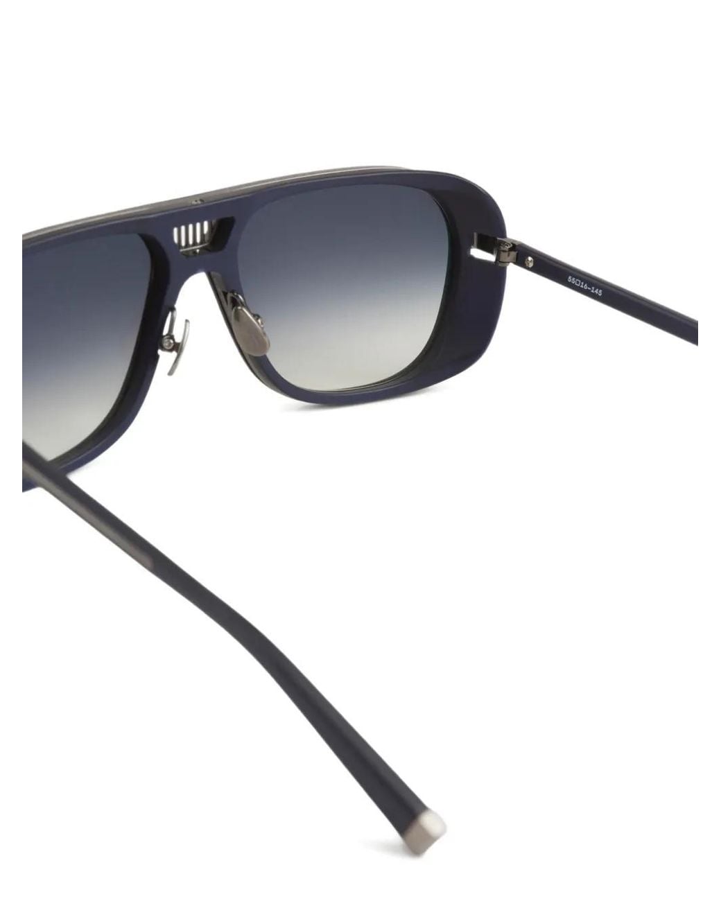 Matsuda Gray Pilot-Frame Sunglasses for men