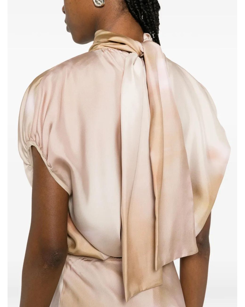 Fabiana Filippi Pink Sleeveless Blouse