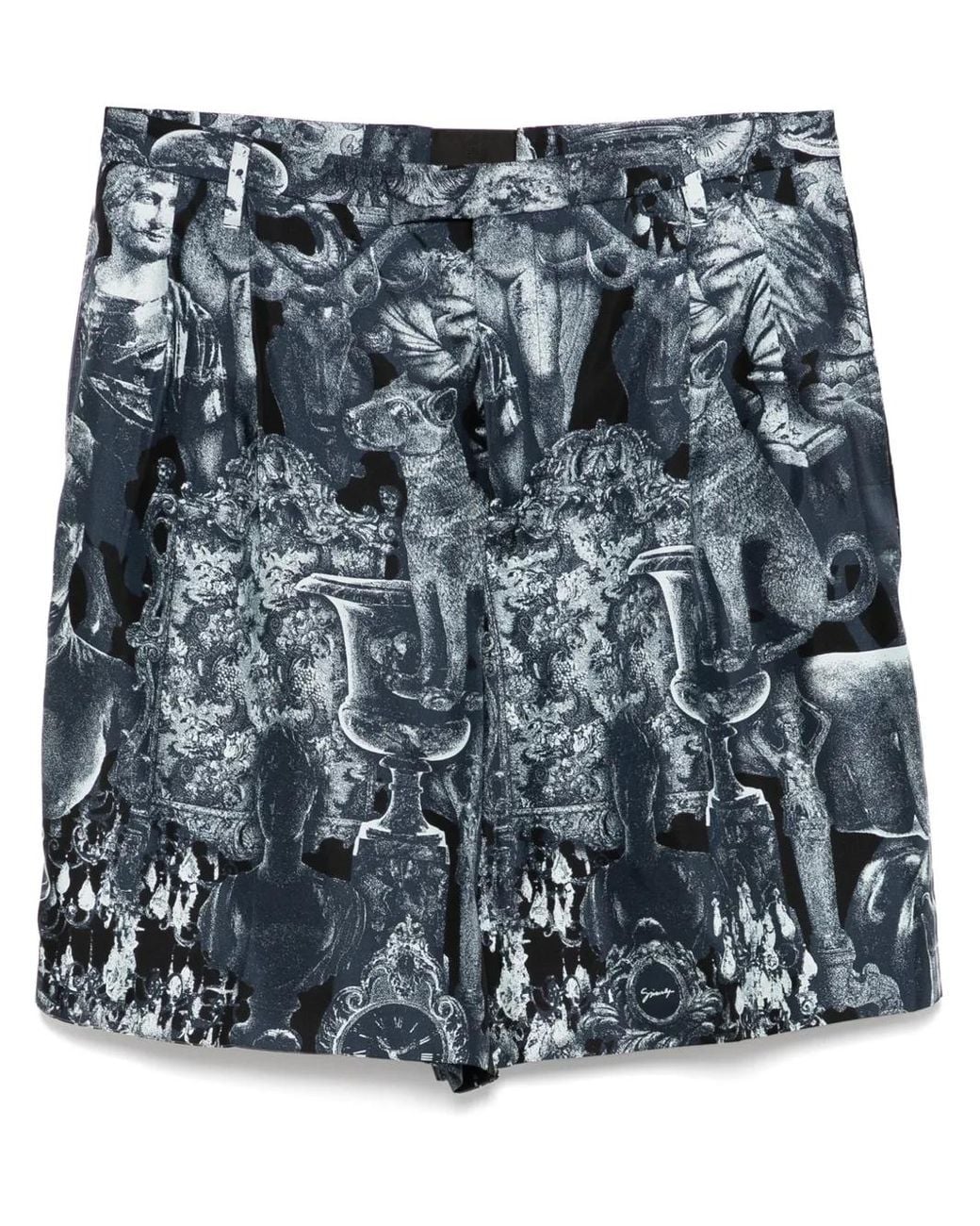Givenchy Bermudas Mit Hubert-Print in Gray für Herren