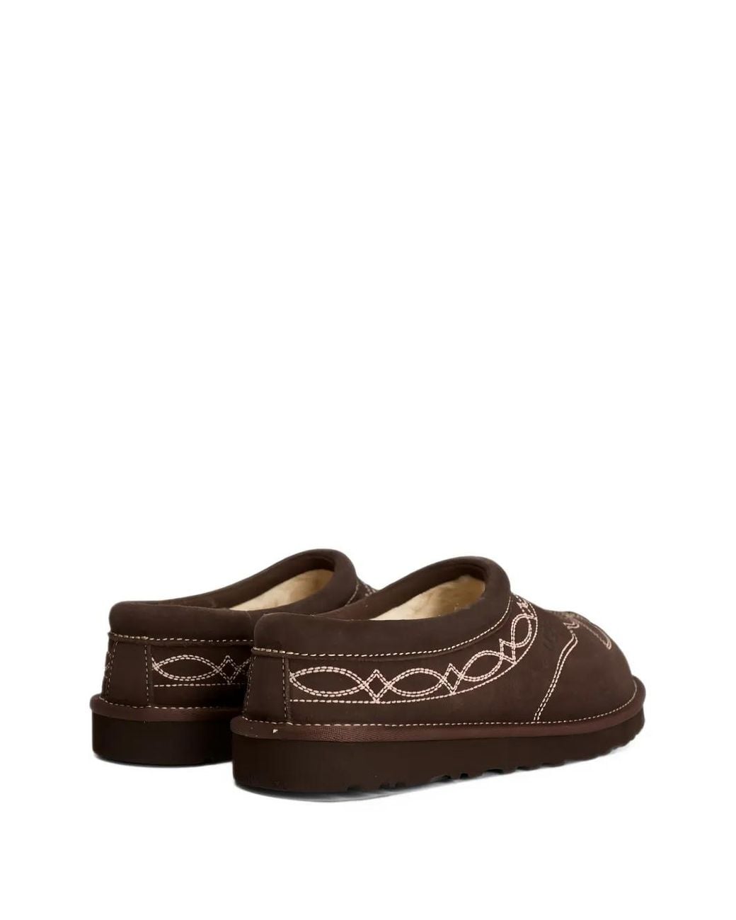 Ugg Bestickte Tasman Slipper in Brown für Herren
