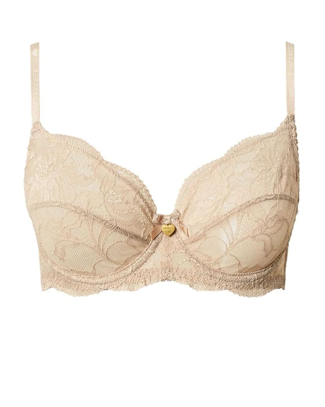 Twinset Natural Underwired Lace Bra