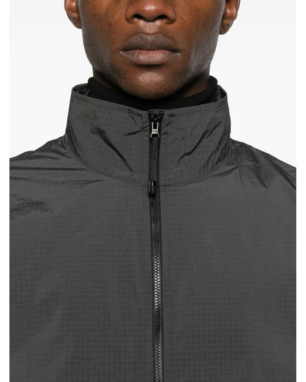 Goldwin Gray Ripstop Windbreaker Jacket for men