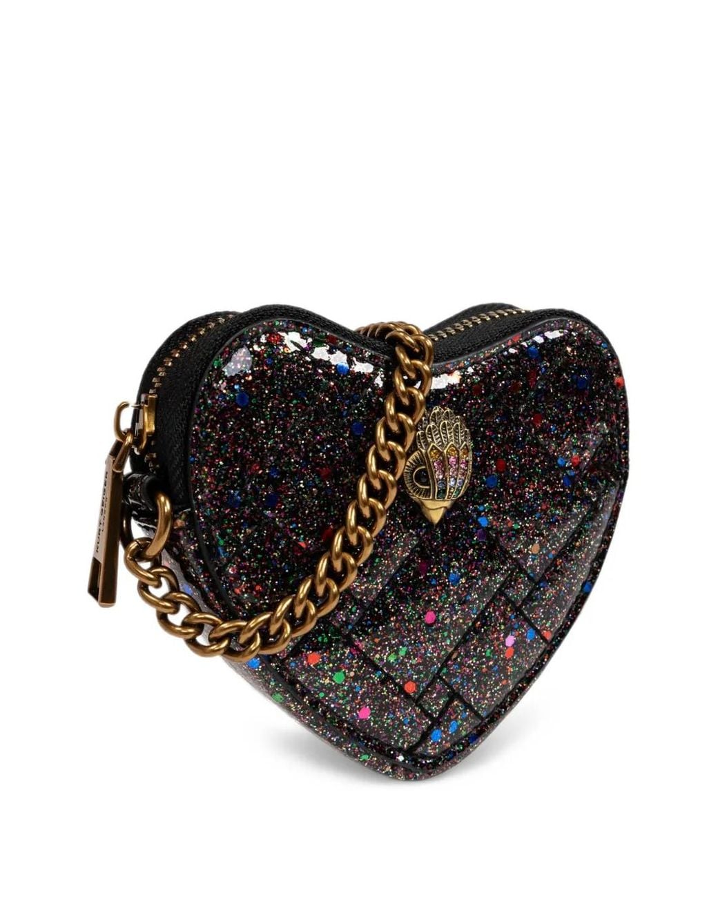Kurt Geiger Black Sac À Bandoulière Micro Heart