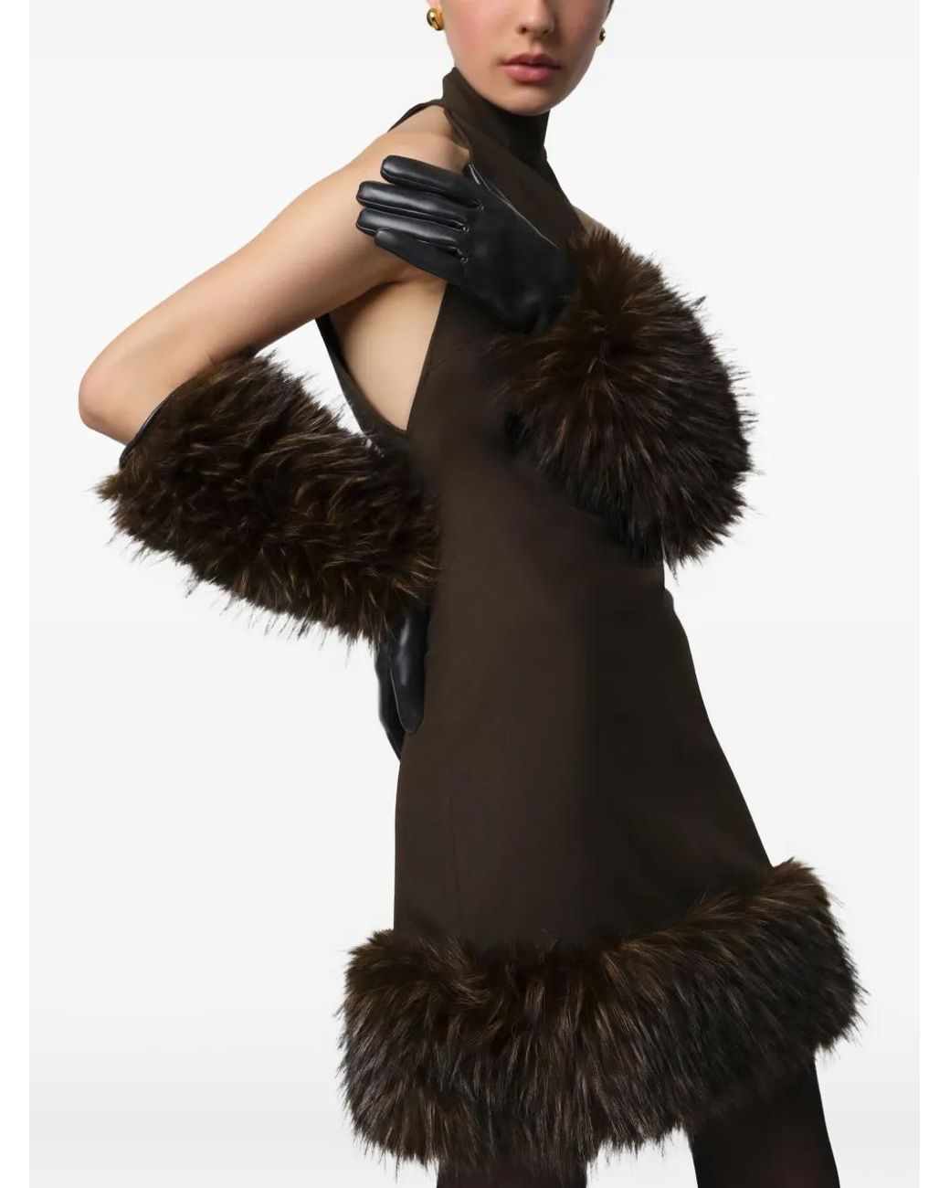 Apparis Brown Matisse Mini Dress