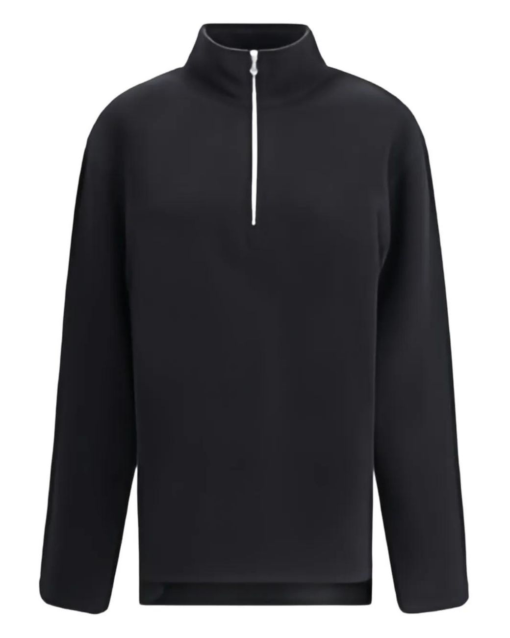 Rier Blue Half-Zip Pile Athletic Jacket