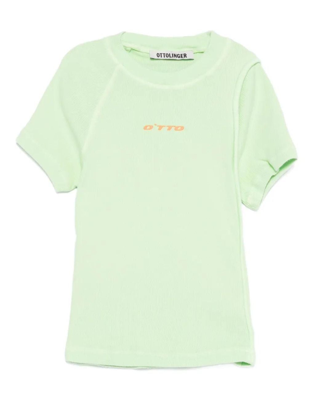 OTTOLINGER Green Logo-Print T-Shirt