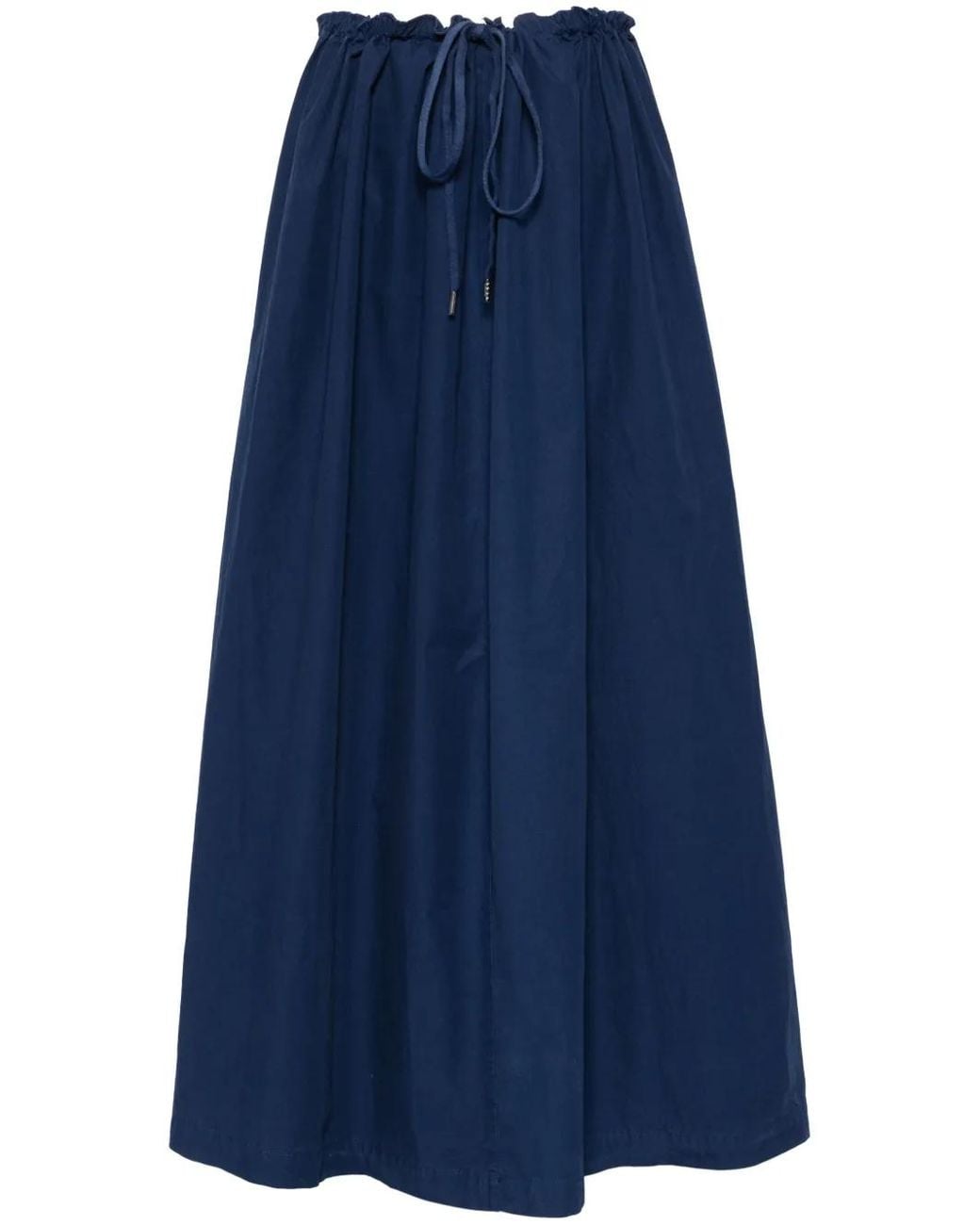 Aspesi Blue Wrap Midi Skirt