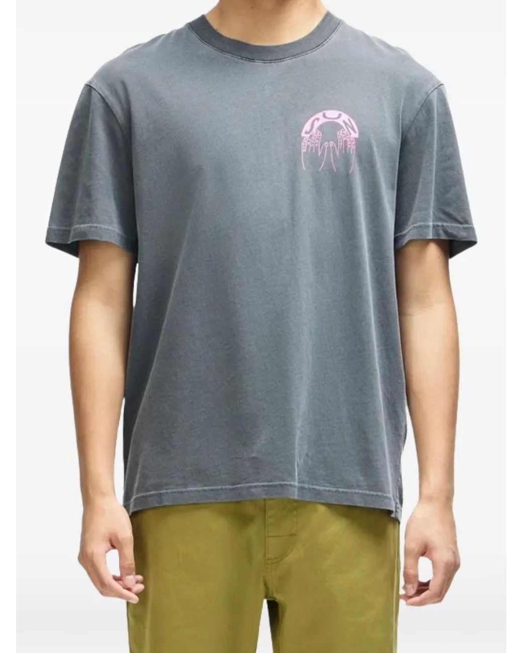 Deus Ex Machina Blue Catchin Rays T-Shirt for men