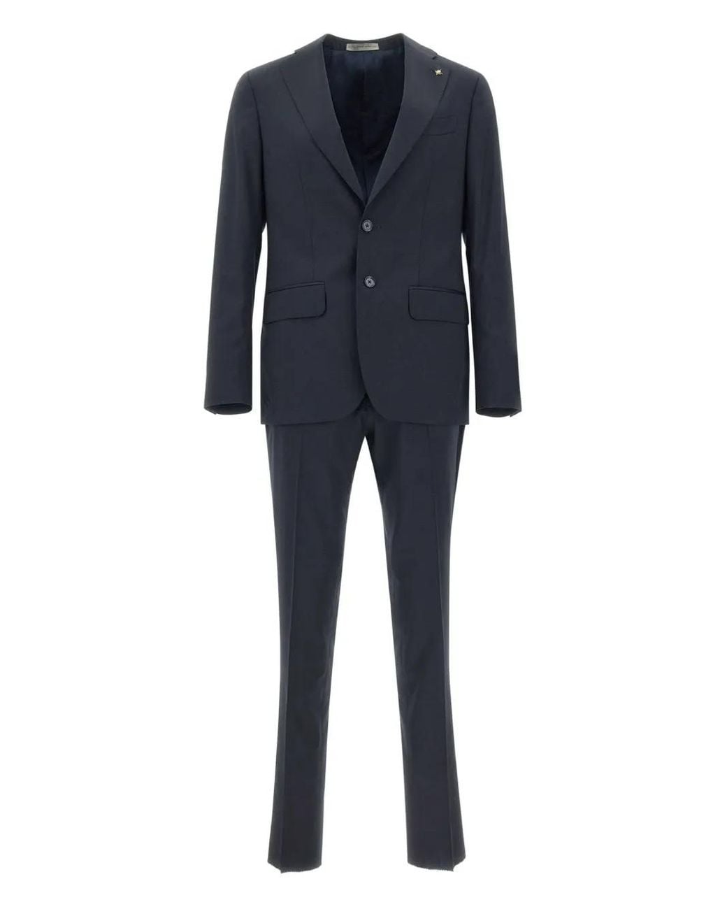 Corneliani Blue Single-Breasted Suit for men