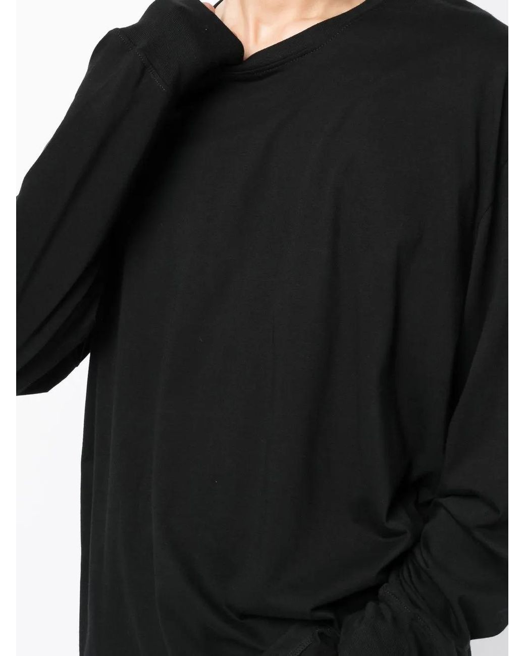 True Tribe Black Crew-Neck T-Shirt for men