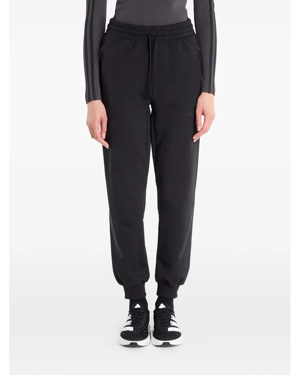 Adidas Black Logo Track Pants
