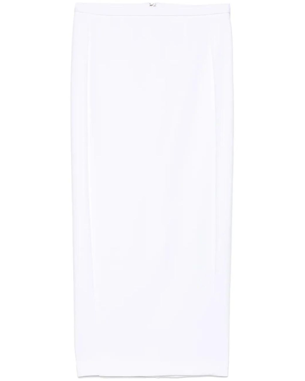 Max Mara White Long Skirt