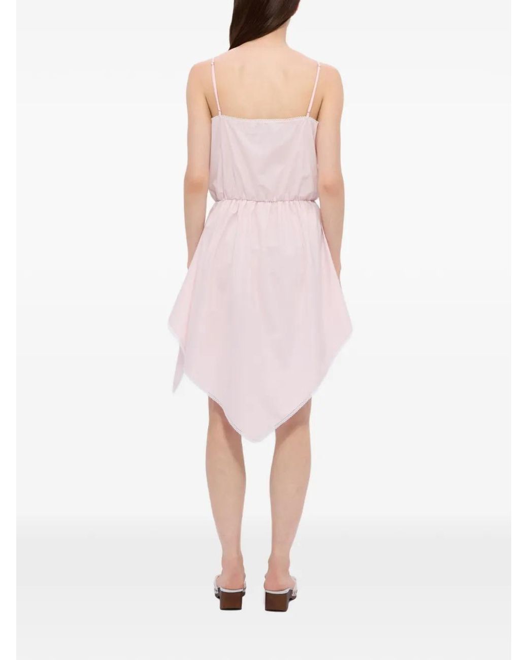 MSGM Pink Robe Courte Imprimée