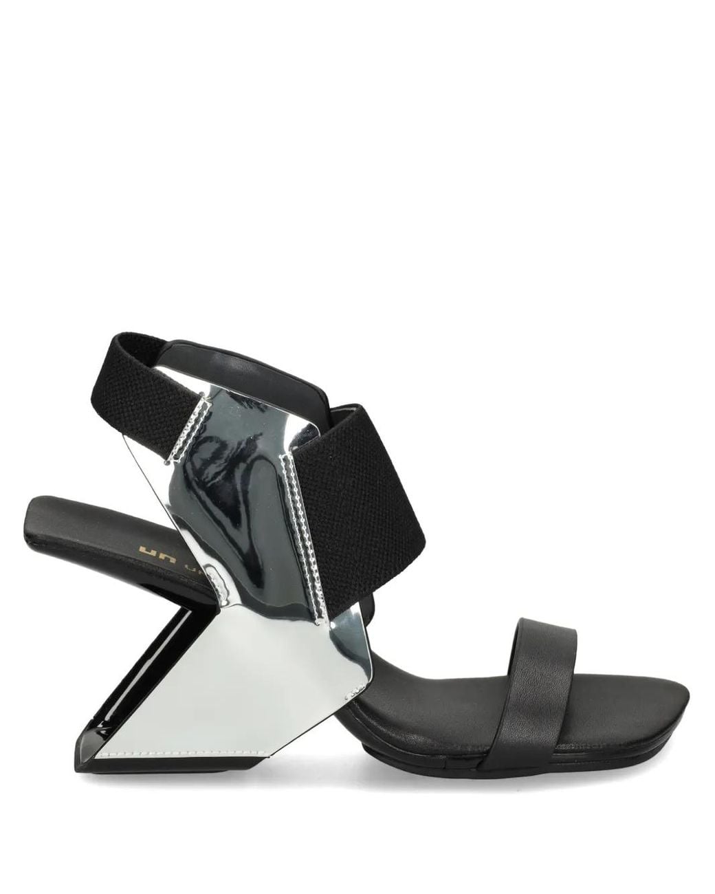 United Nude Black 80Mm Leather Sandals