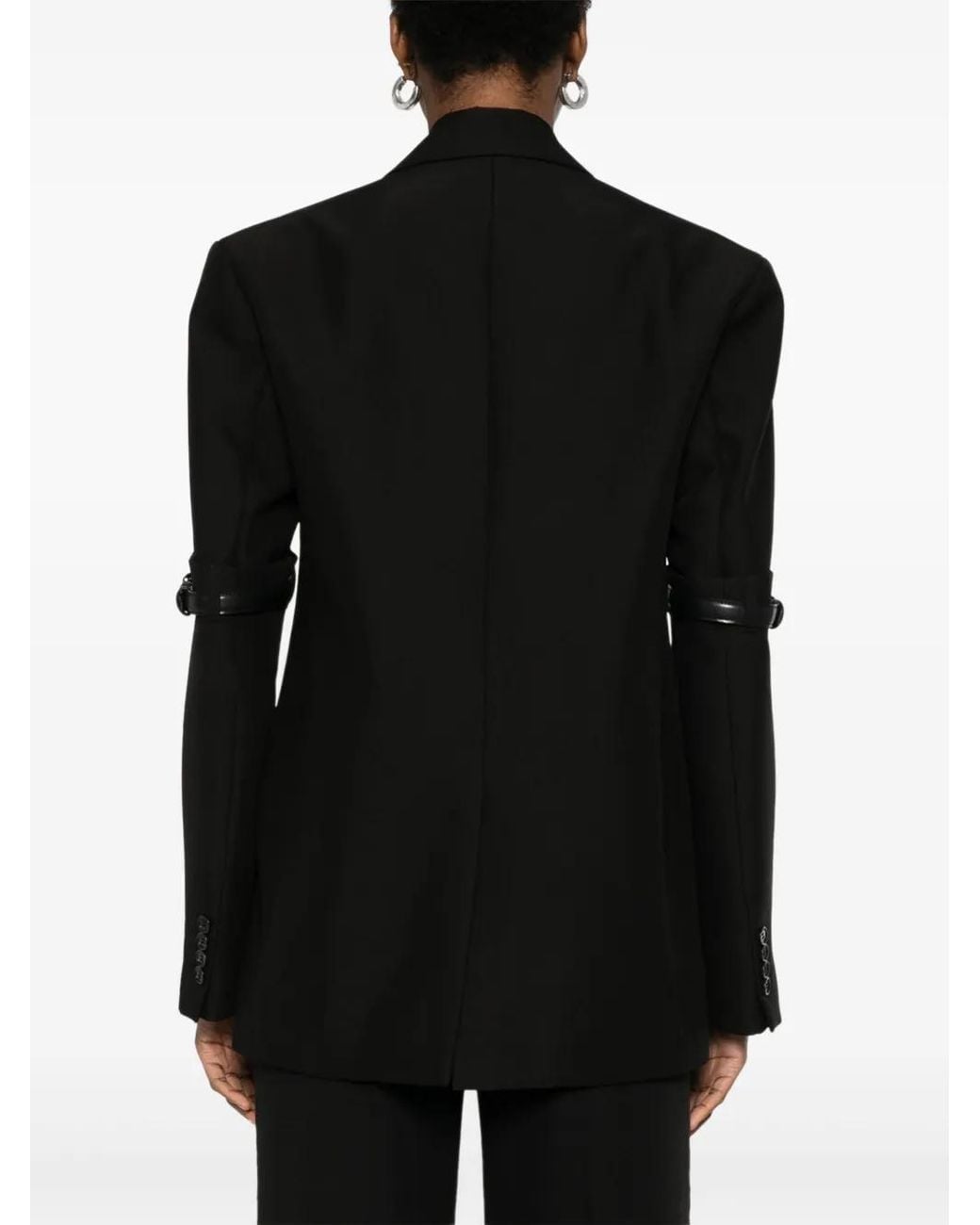Coperni Logo Geknoopte Blazer in het Black