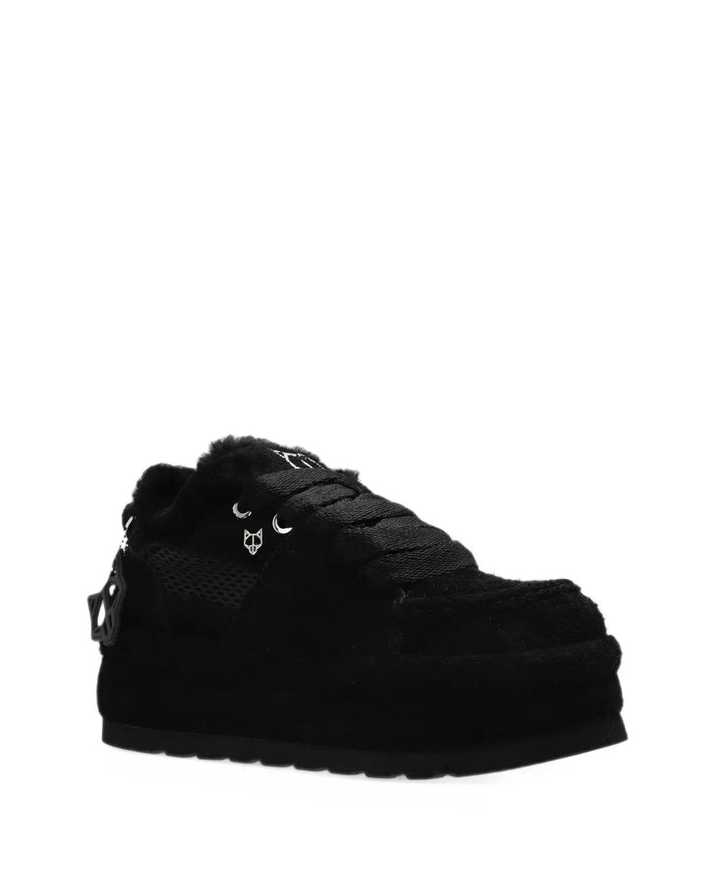 Naked Wolfe Black Platform Boots 'Beau'