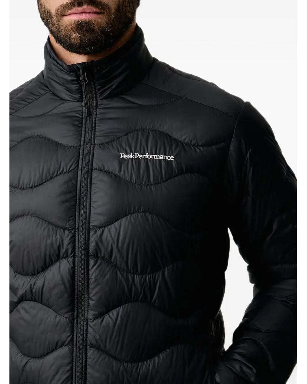 Peak Performance Black Helium Quilted Jacket for men