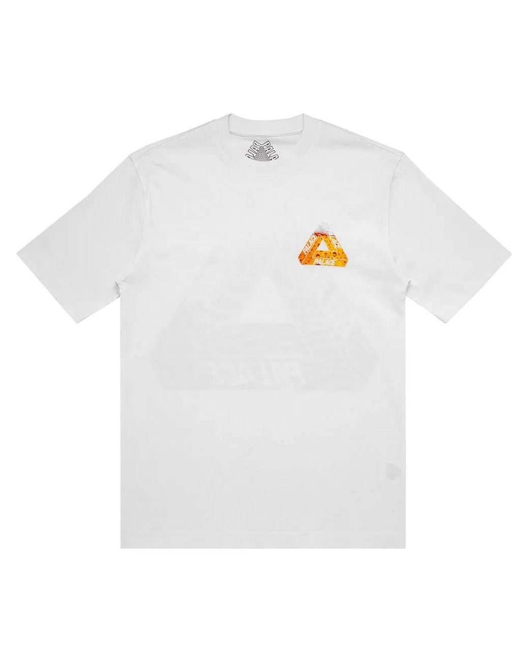Palace White Tri-Lager Logo-Print T-Shirt for men