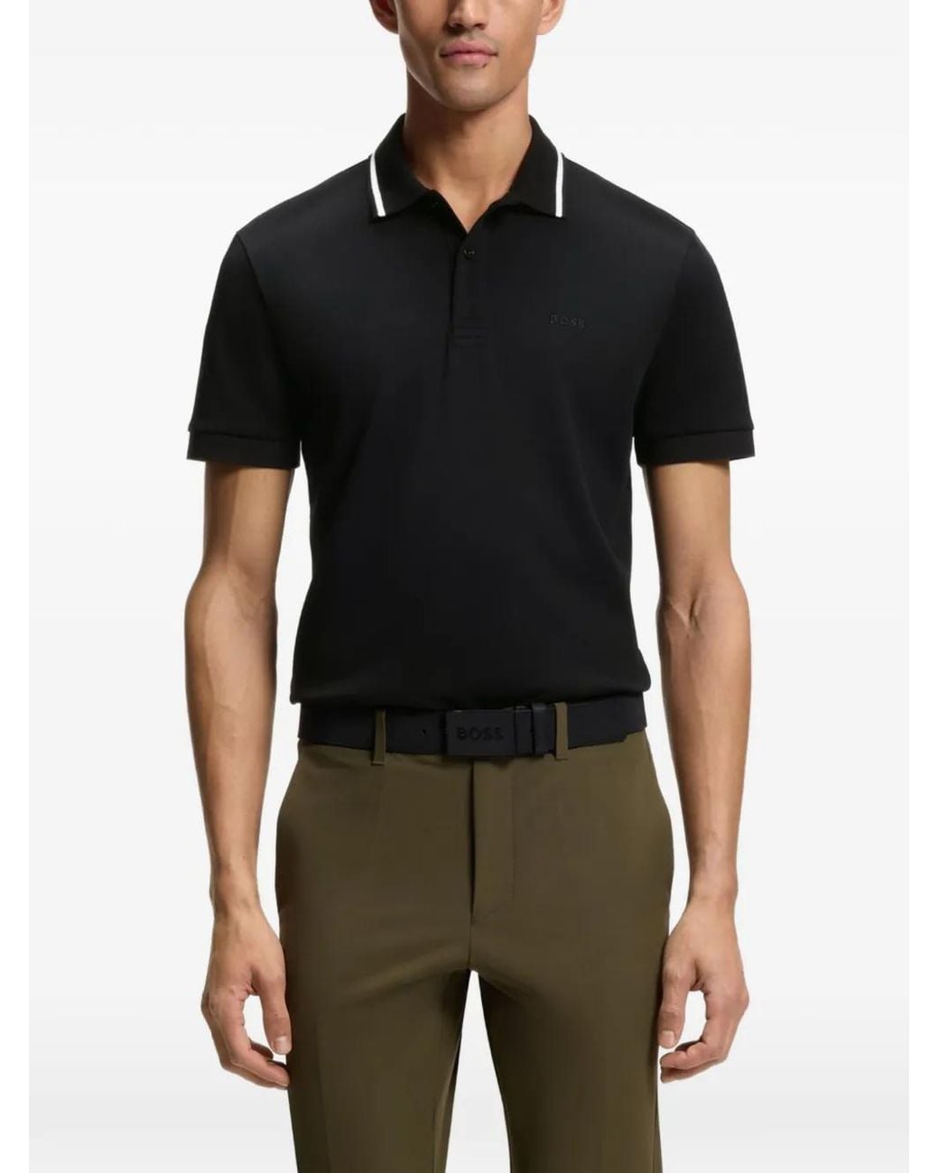 Boss Black Paddy Slim-Fit Polo Shirt for men