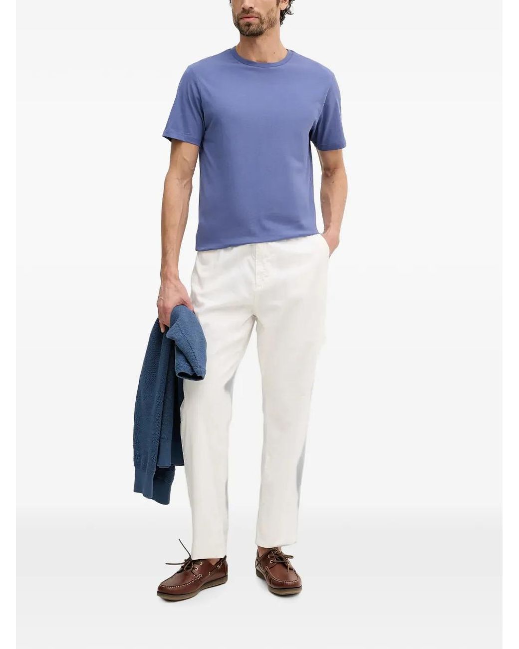 Hackett Blue Crew-Neck T-Shirt for men