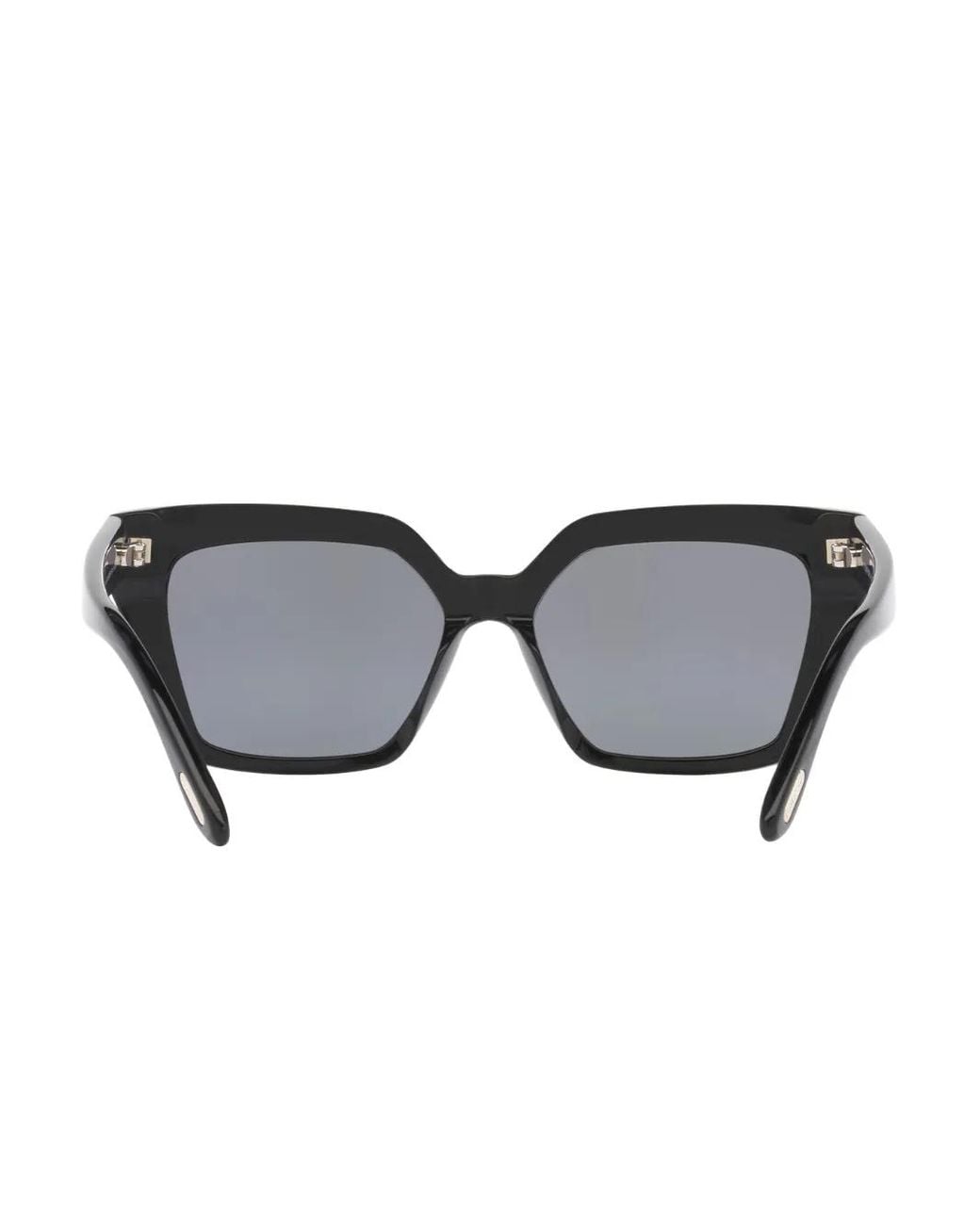 Tom Ford Gray Oversize-Frame Sunglasses