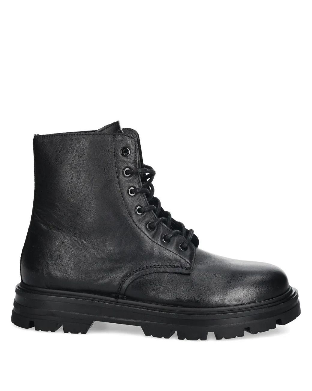 Guess Black Lea Lace-Up Ankle Boots for men