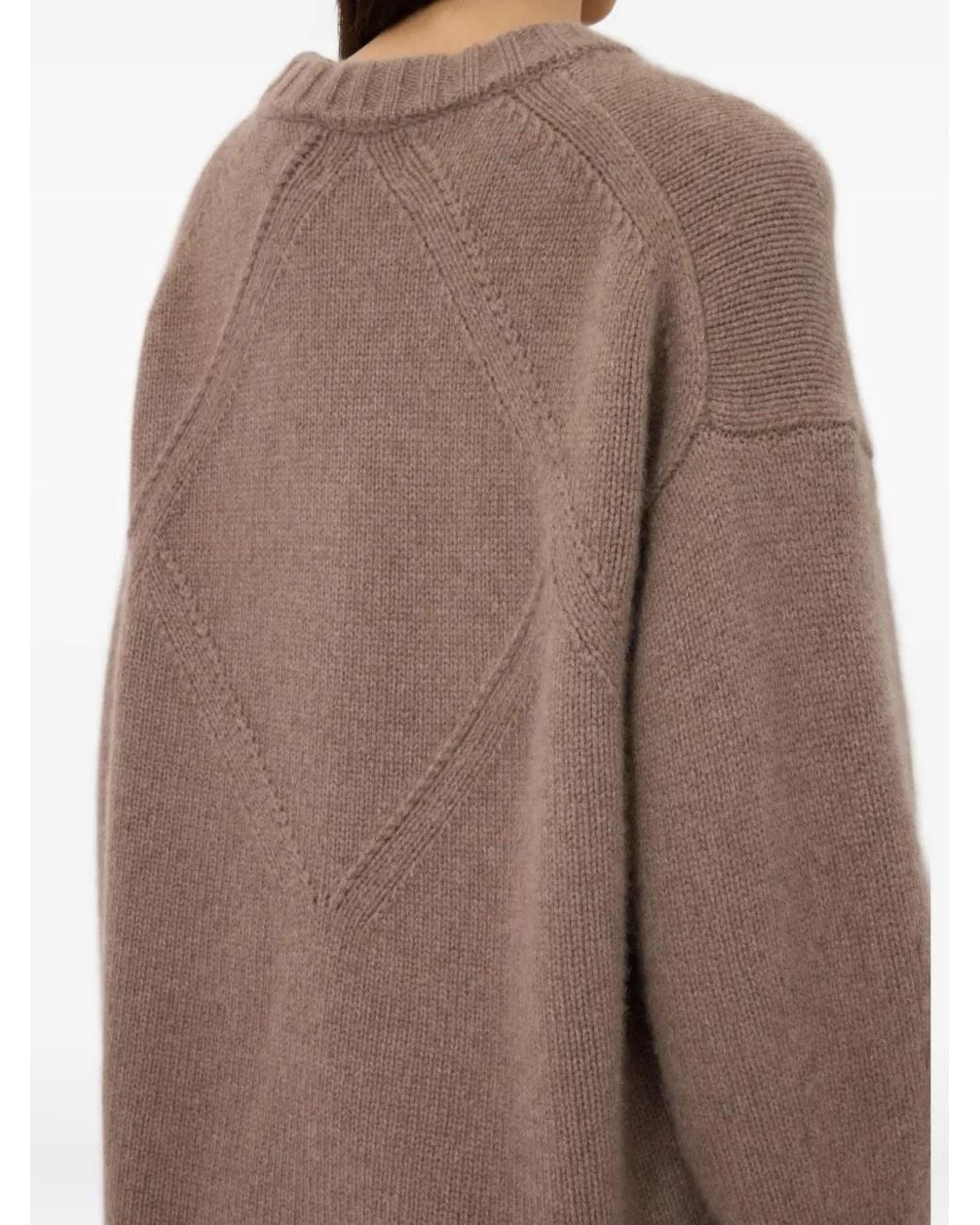 Loulou de Saison Brown Tino Crew Neck Sweater