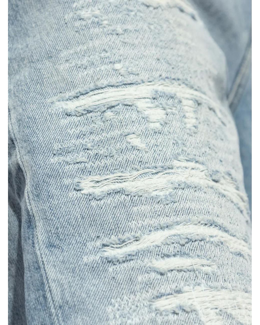 Amiri Blue Ma Quad Repaired Straight Jean for men